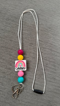 Nurse rainbow lanyard