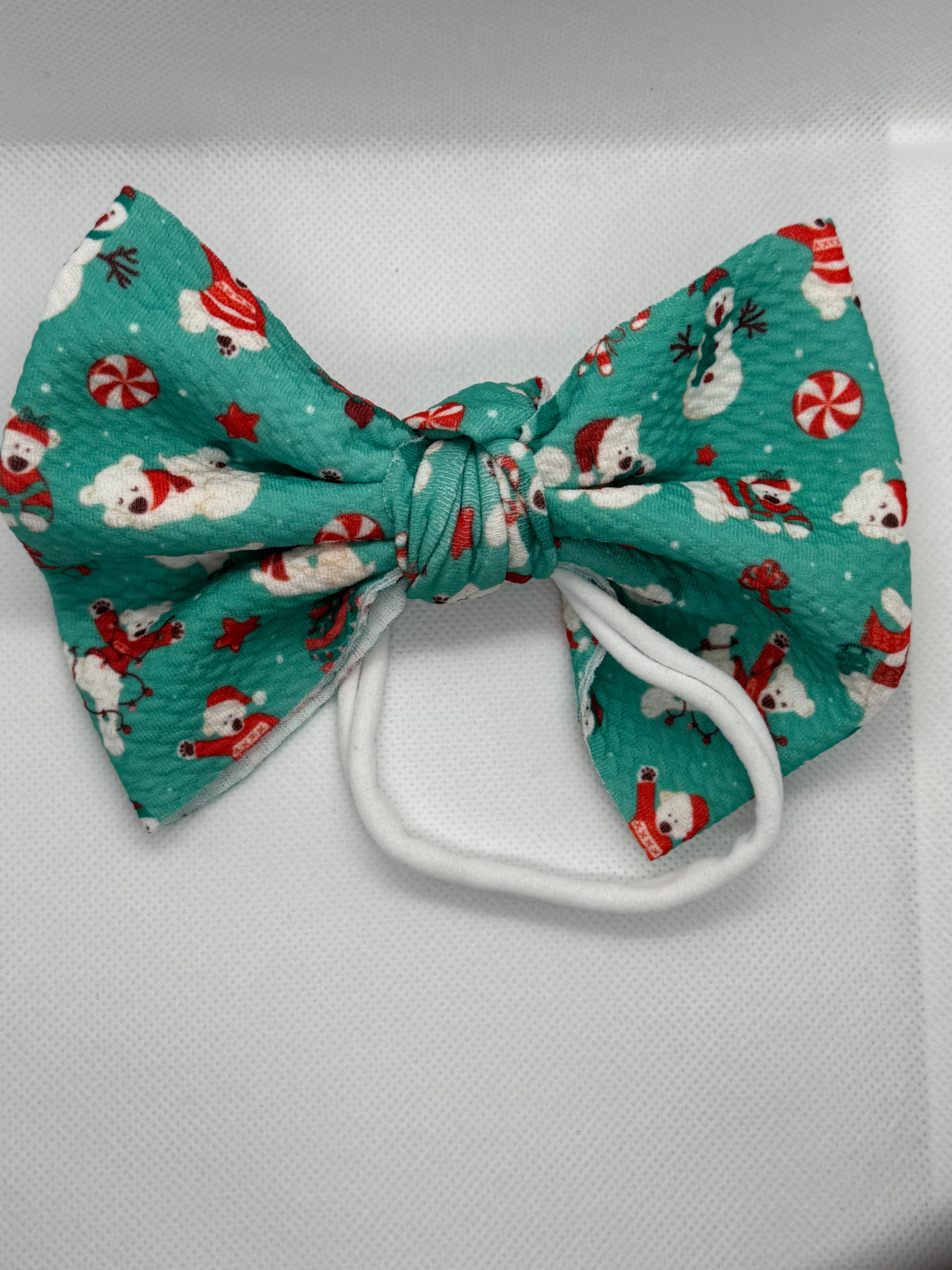 Polar bear fabric headband