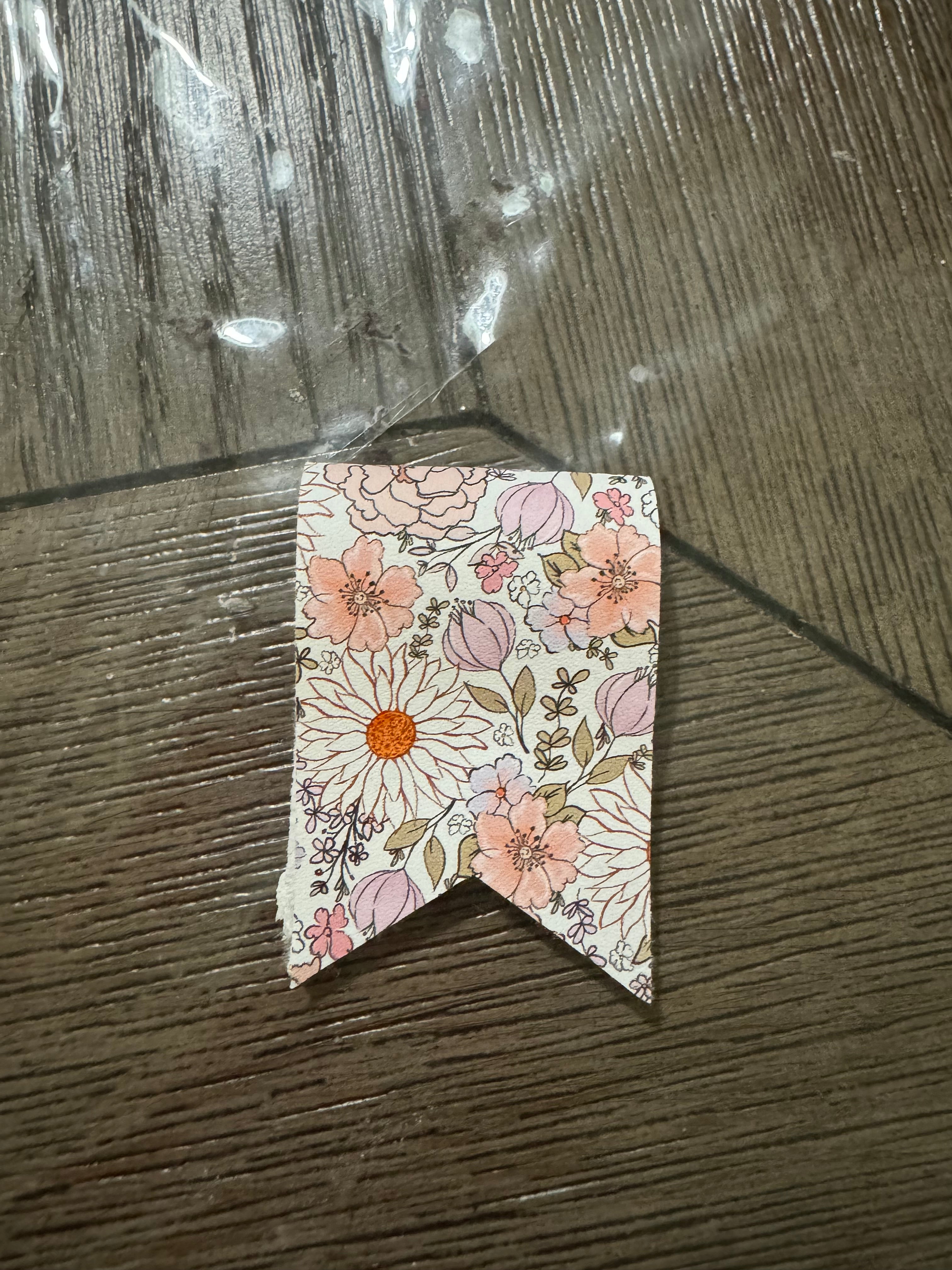 Floral bookmark