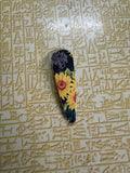 Sunflower snap clip