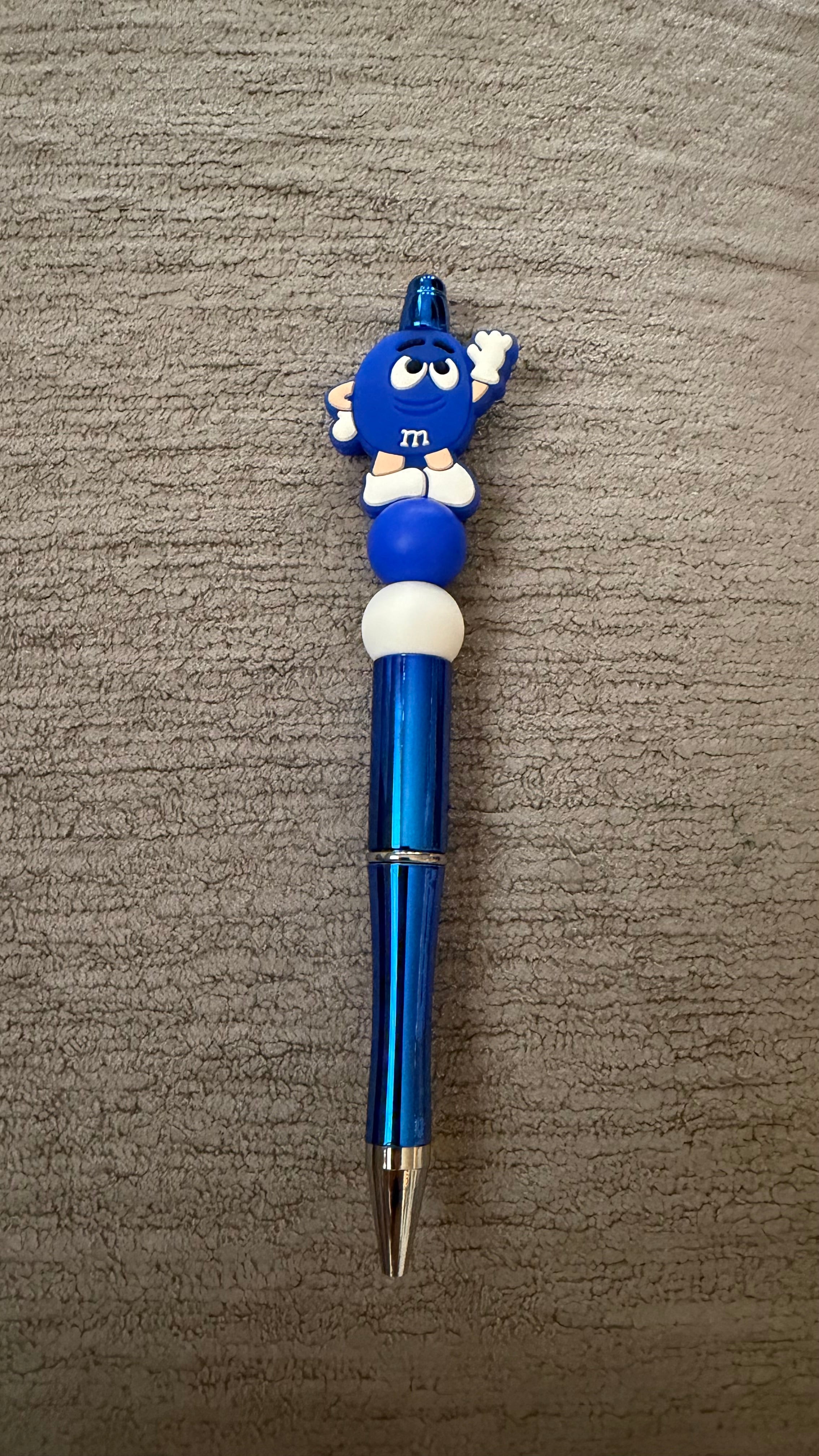 Blue candy pen