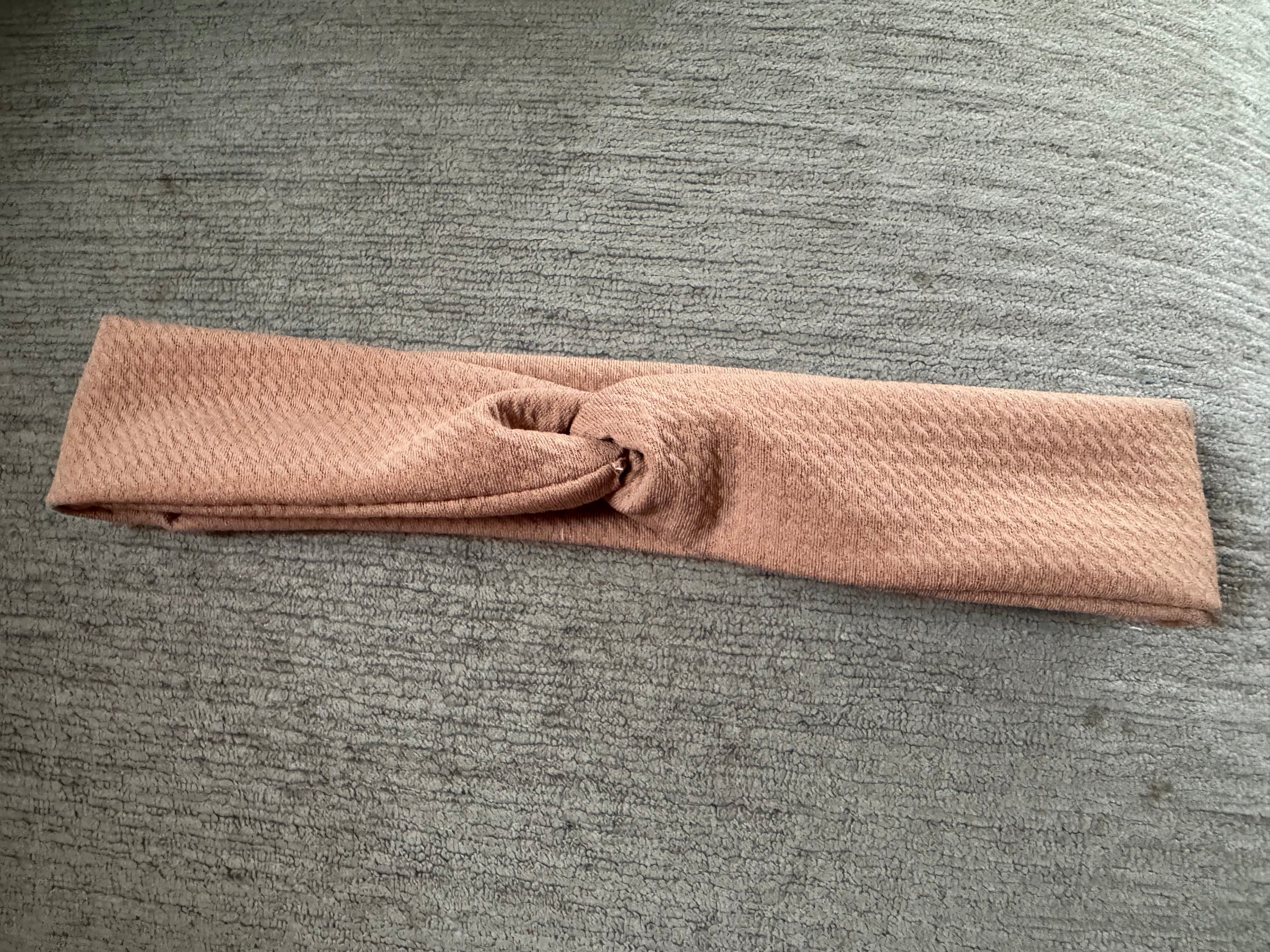 Tan twist headband adult/teen