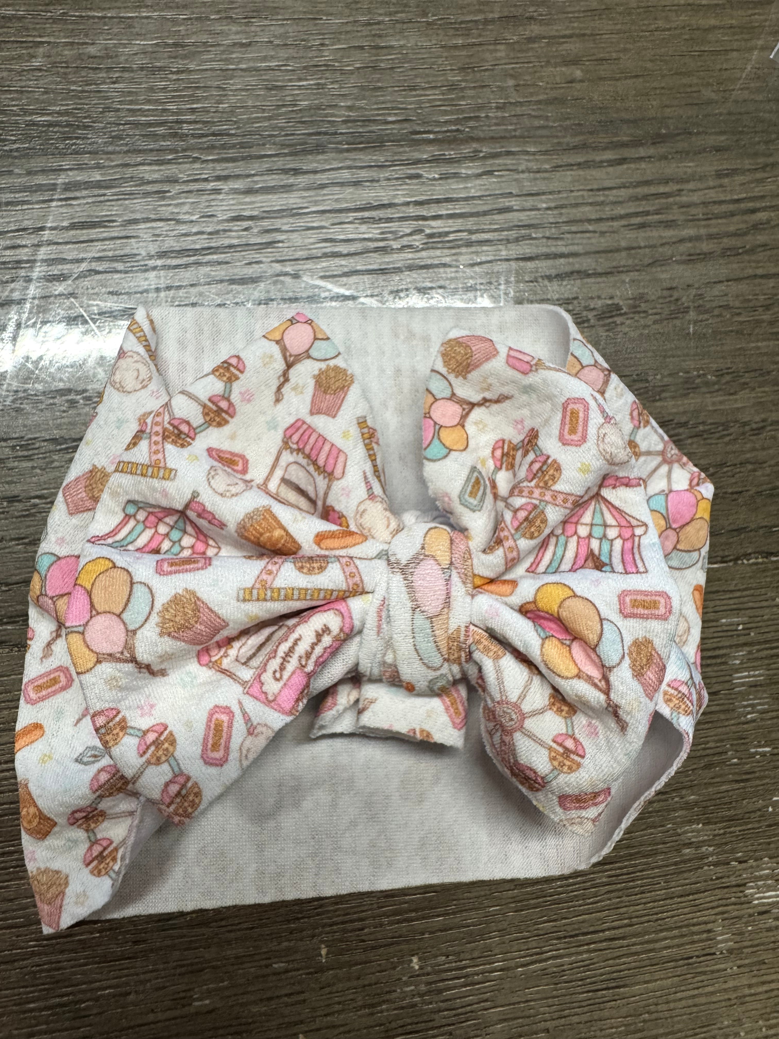 Carnival head wrap newborn