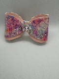 Mermaid straw topper bow