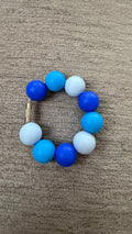 Blue ombré cup charm