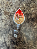 Christmas tree badge reel