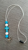 Light blue Jesus lanyard