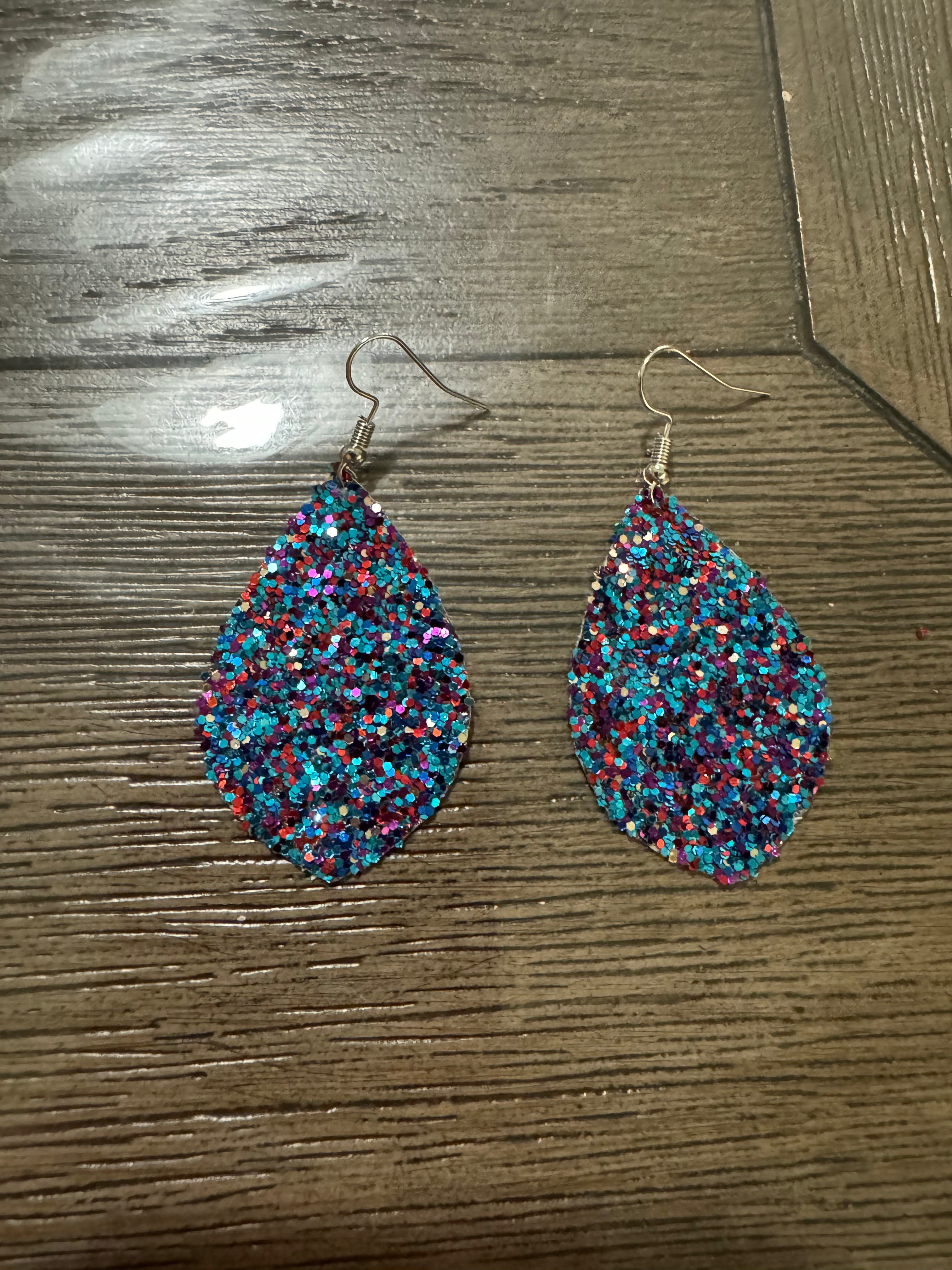 Ocean sparkle earrings