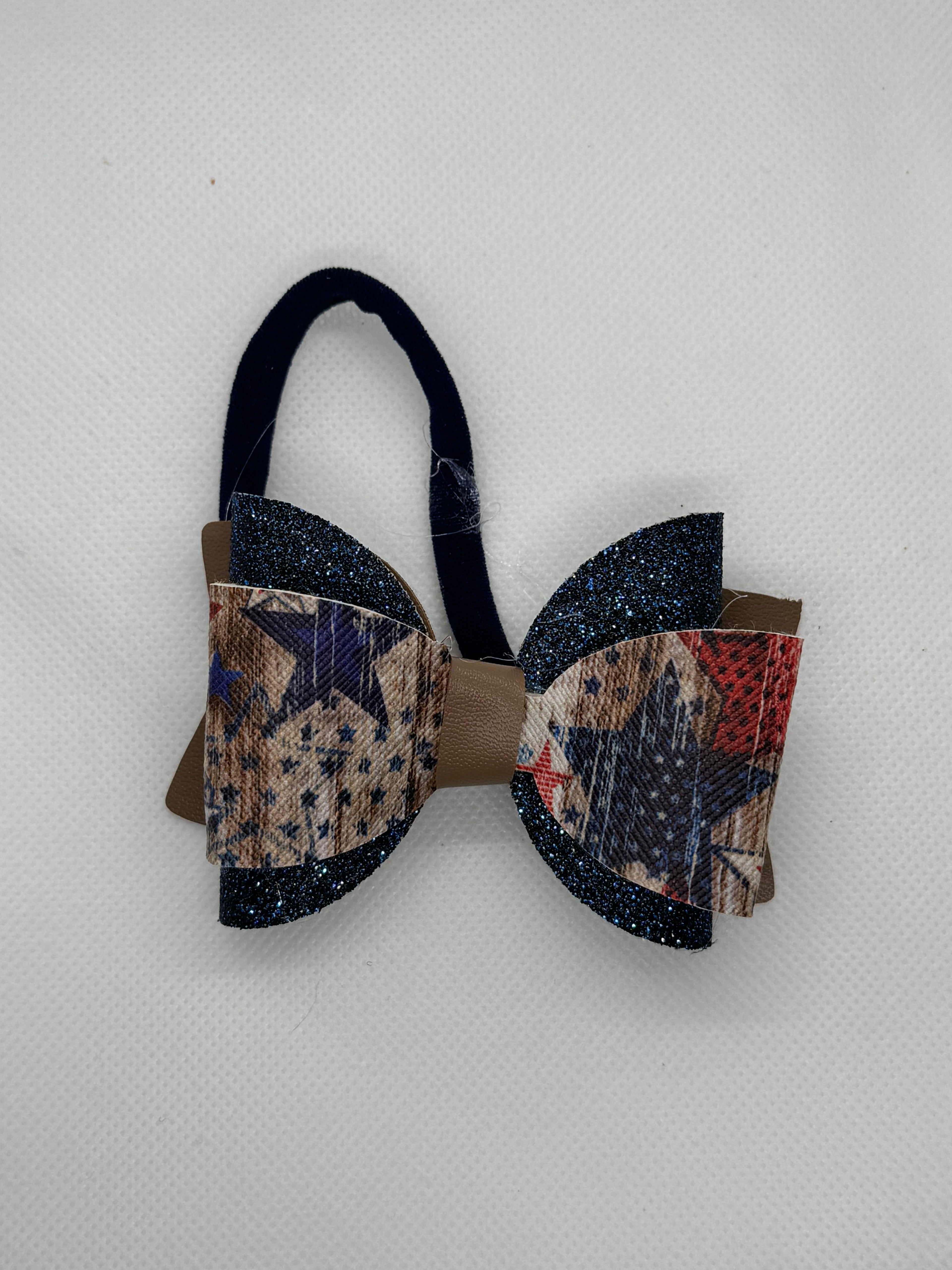Rustic patriotic headband