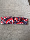 Red white And blue twisted headband 3-6 months