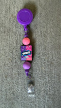 nerds beaded badge reel
